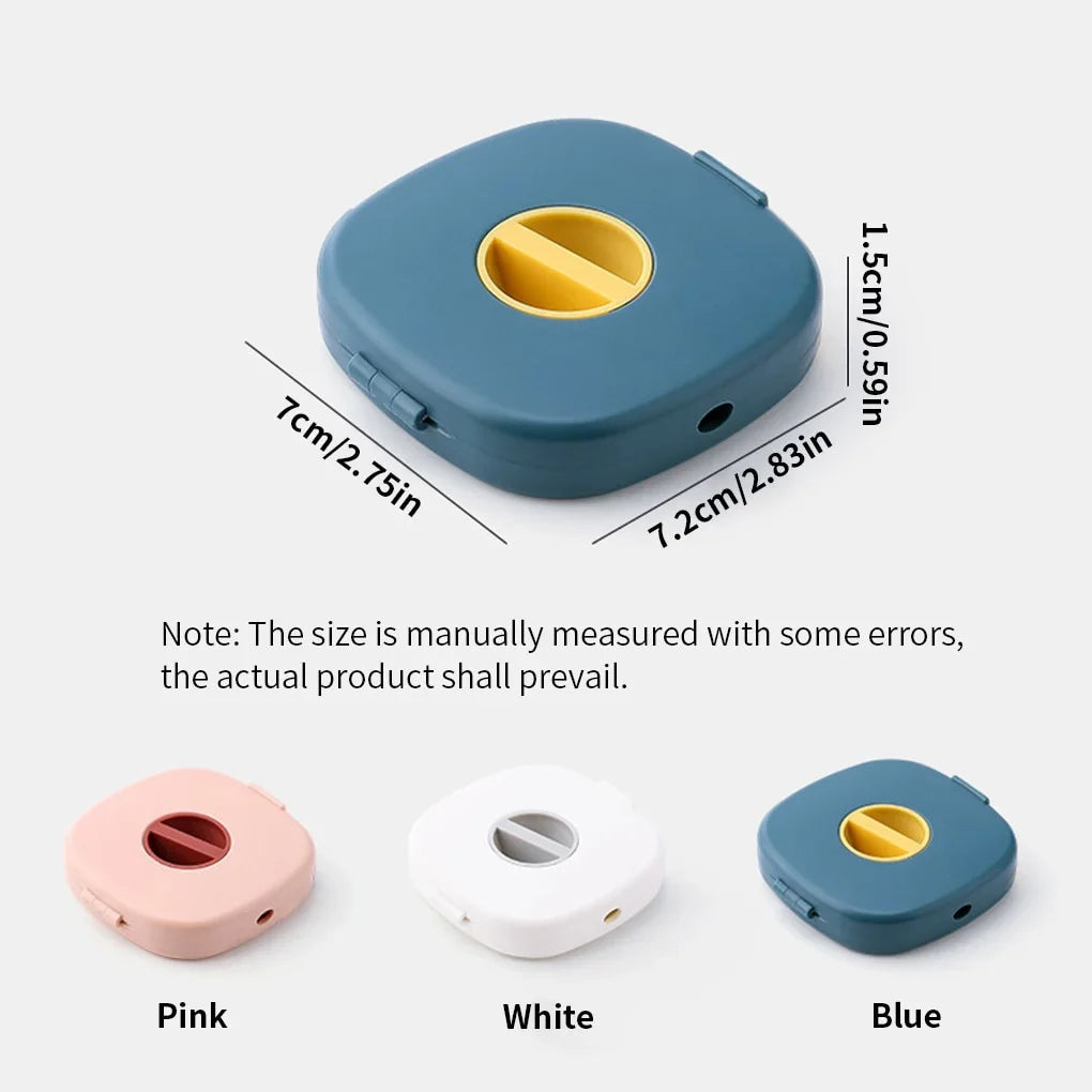 Portable Round USB Cable Winder Small Cable Organizer Rotating Data Cable Organizer Mobile Phone Mobile Charging Cable Winder Beauty Trend Shop