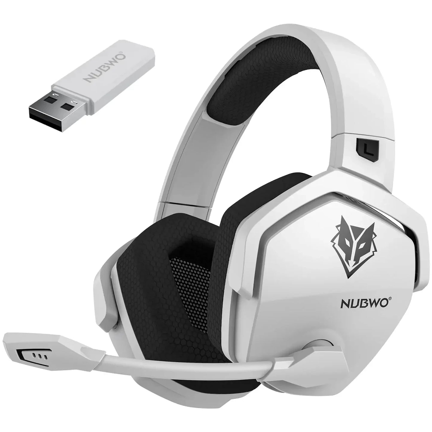NUBWO G06 2.4G Dual Wireless Gaming Headset 5ms Low Latency 7.1 Surround ENC Mic For PC PS4 PS5 Gaming Bluetooth Headphones Beauty Fashion