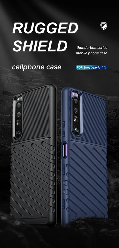 Luxury Shockproof Silicone Phone Case for Sony Xperia 1 III - Soft TPU Protective Cover Beauty World Shop