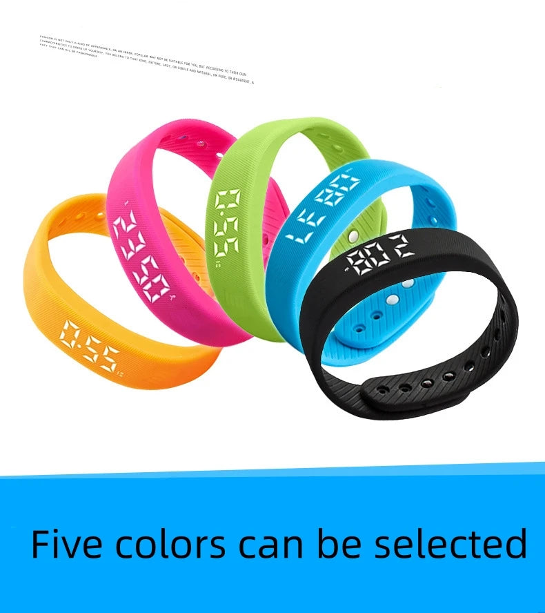 Smart Bracelet LED Digital Waterproof Smart Clock Smartband With running pedometer Monitor Smart Band Vibration Alarm Reminder Beauty World Shop