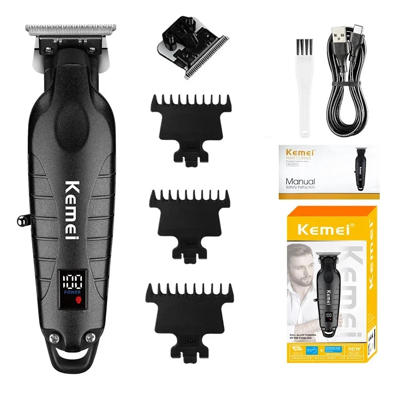 Kemei KM-2293 Hair Cutting Machine Professional Rechargeable Barber Hair Clippers Electric Hair Trimmers Cordless for Men Kemei Beauty Trend Shop