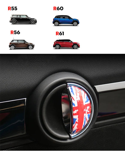 2PCS Car Door Wrist Handles Anti Scratches 3D Stereo Protective Sticker For BMW MINI ONE Cooper S CLUBMAN R55 R56 R60 R61 Decals Beauty World Shop