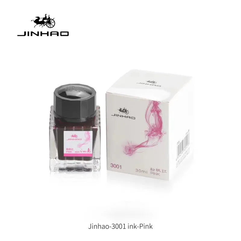 JINHAO 30ml Fountain Pen Ink Non-carbon Cartridge Refill Glass Bottled Fountain Pen Ink Stationery Office School Supplies Beauty World Shop