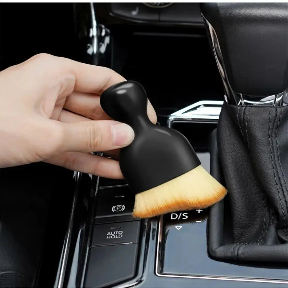 2 Pcs Car Interior Dust Sweeping Soft Brush Car Washing Tool Keyboard Gap Car Dust Brush out Trend Cleaning Brush Beauty World Shop