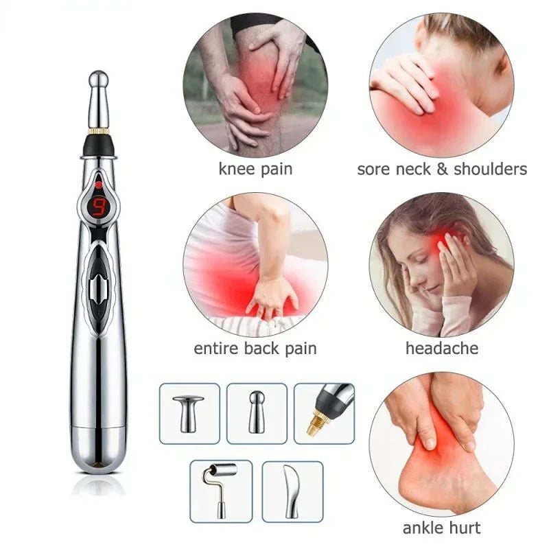 Electronic Acupuncture Pen Acupuncture Point Meridian Energy Meridian Massage Acupuncture Acup Pain Relieving Health Care Tool Beauty World Shop