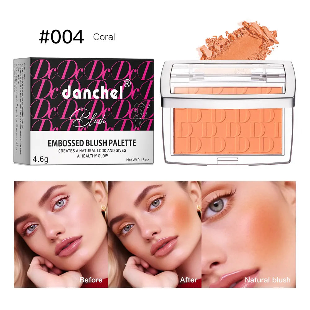 Face Blusher Matte Natural Cheek Tint Brighten Face Pink Red Face Contouring Cosmetics Blush Powder Soft Female Makeup Beauty World Shop