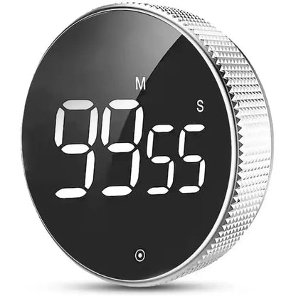 Kitchen Timer Digital Countdown Magnetic Egg Timer for Cooking with Constant Light Function for classrooms Quiet for Kids Adults Beauty World Shop