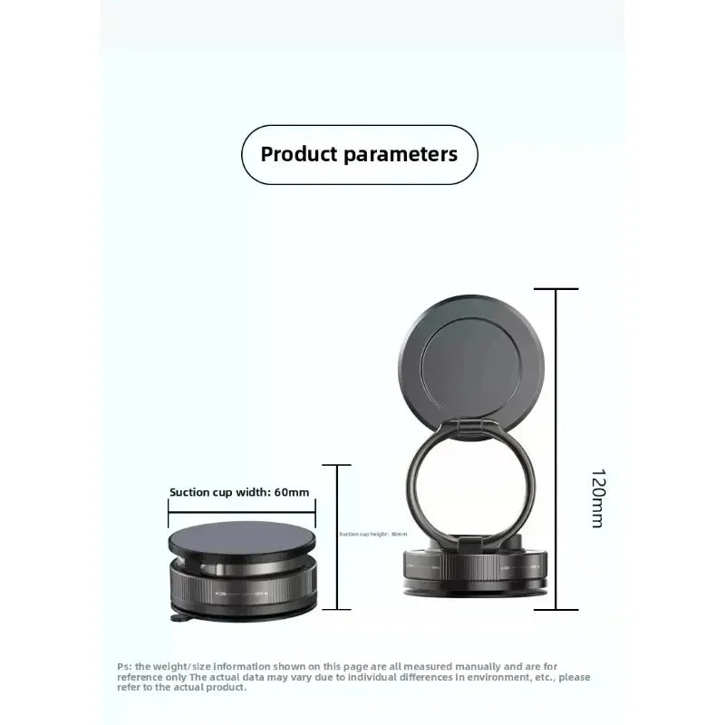 T30 Vacuum Magnetic Phone Holder Stand, for Magsafe Suction Cup Phone MountAdjustable Swivel Lock, for Your Car/Gym/Mirror Beauty Trend Shop