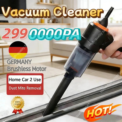 2990000PA Wireless Car Vacuum Cleaner Wet Dry 120W Cordless Handheld Auto Vacuum High Power Cleaner For Home Office 2026 New Beauty World Shop