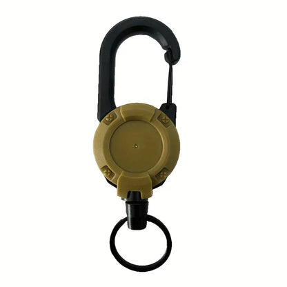 1/2/4pcs Extendable Retractable Holders Keychain Badge Reels Heavy Duty Clip With Carabiner Key Chain For Men Outdoor Bags Beauty Fashion