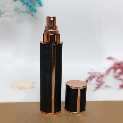10ml Luxury Leather Wrapped Glass Perfume Spray Bottle, Portable Mini Refillable Perfume Atomizer, BPA-Free Cosmetic Container Beauty World Shop