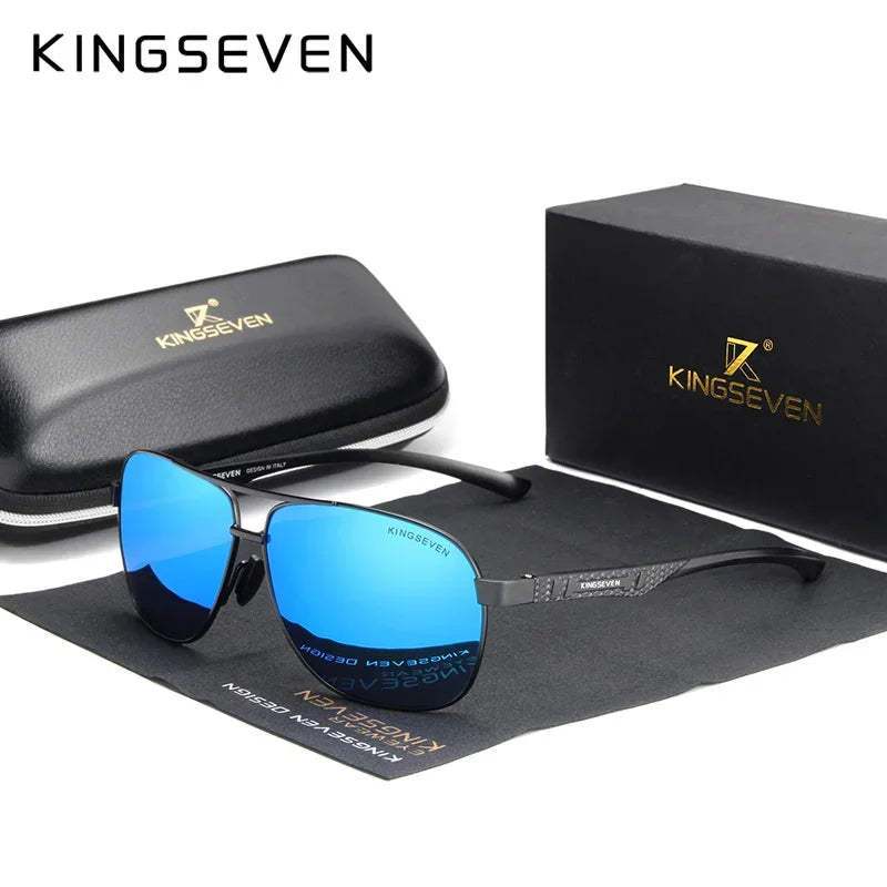 KINGSEVEN Polarized Aluminum Sunglasses Men UV400 HD Lens Pilot Eye Protection Photochromic Glasses Women Night Vision Eyewear Beauty World Shop