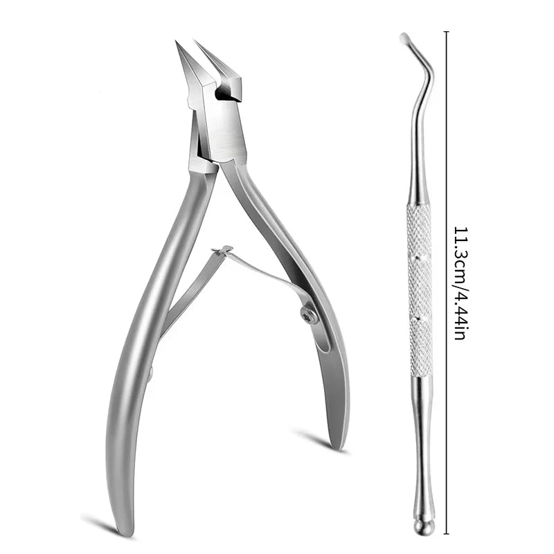 ‌Cuticle Scissors Stainless Steel Sharp Blade Durable Rust Free Nail Care Tool‌ Beauty Fashion