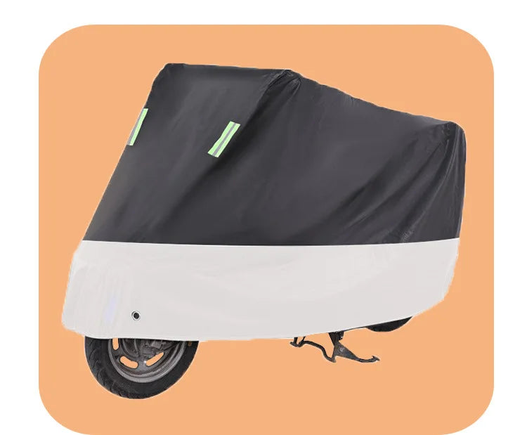Bike Cover for Motorcycle Waterproof Outdoor All Season with Night Reflective Lock Holes Sun protection Scooter Bicycle Cover Beauty World Shop