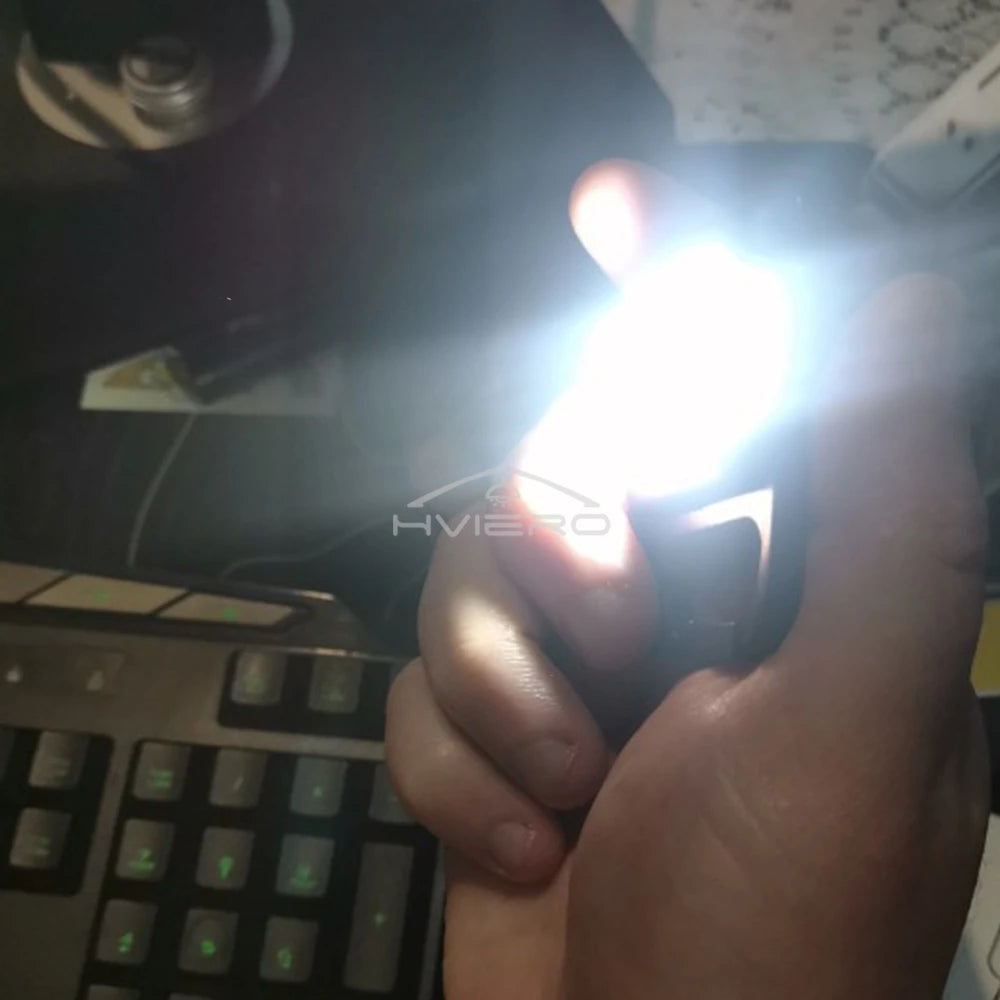 Mini Flashlight Keychain Carry LED Light Work High Power Flashlights Waterproof USB Charge Hard Lamp Outdoor Lighting Highlight Beauty World Shop