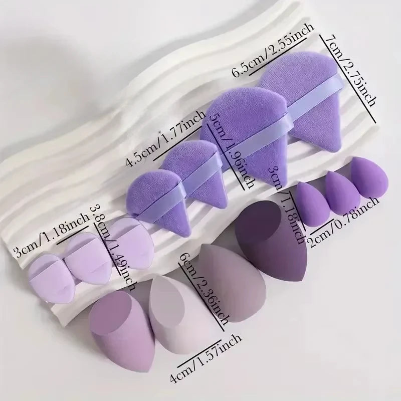 4/14Pcs Makeup Sponge Cosmetic Blender Beauty Egg Foundation Sponges Puff  Powder Puffs Make Up Accessories Women Makeup Tools Beauty World Shop