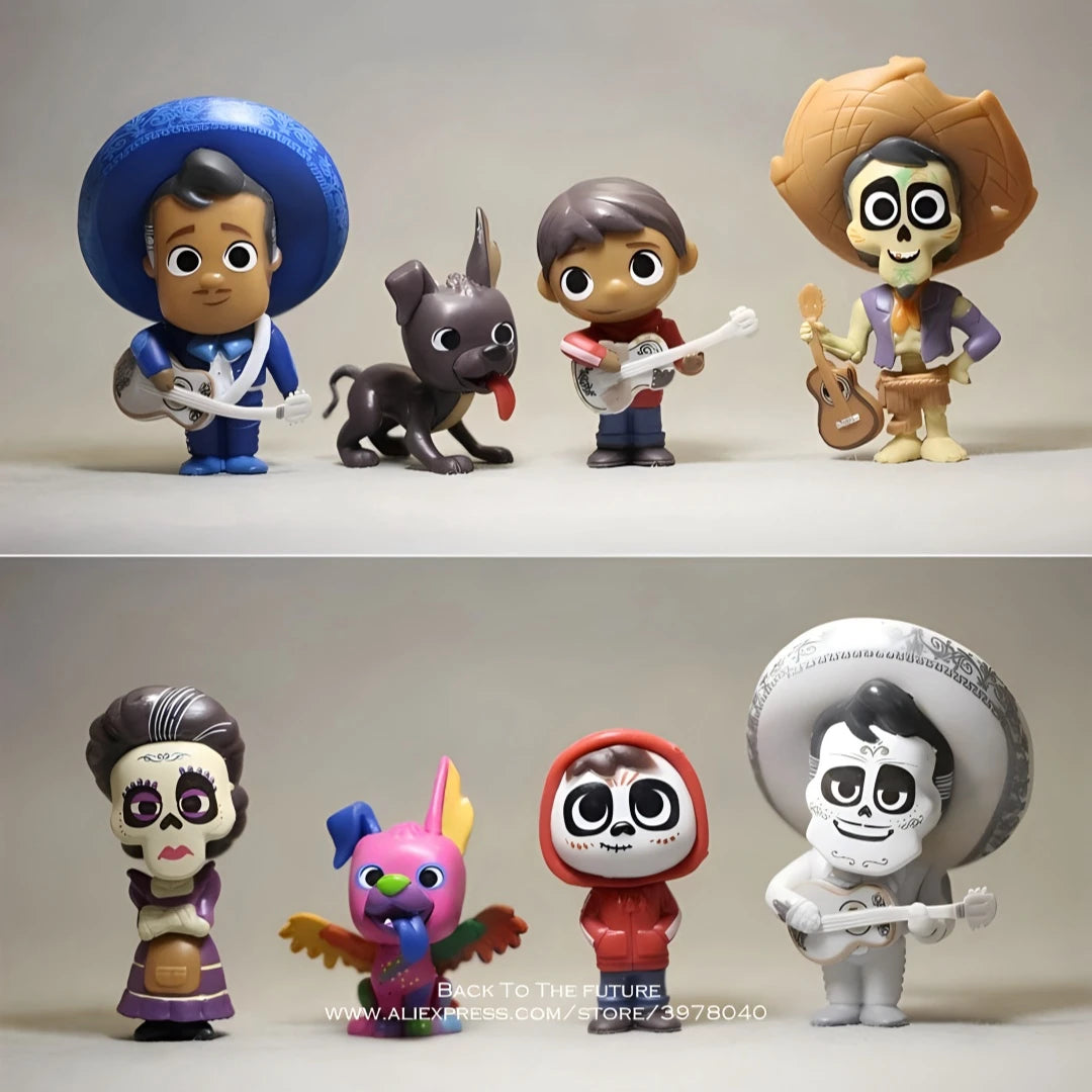 Disney Coco Movie 8pcs/set 6-9cm Action Figure Anime Mini Decoration Collection Figurine Toys Model For Children Gift Beauty World Shop