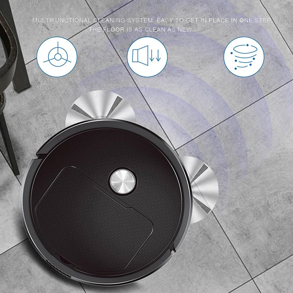New Mini Sweeper Sweeping 3 In 1 Smart Sweeping Robot and Vacuuming Wireless Vacuum Cleaner Sweeping Robots For Home Use Beauty World Shop
