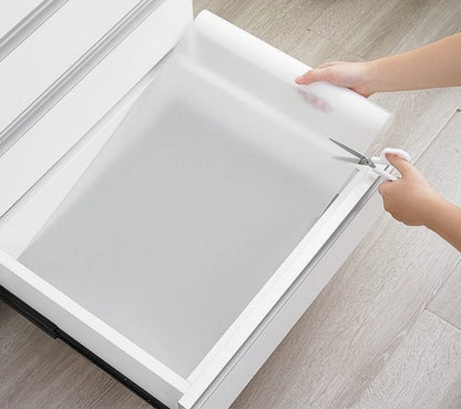 30/60cm 1.5/5M Drawer Mat Shelf Cover Liners Non Slip Waterproof Closet Placemat Table Pad Cabinet Oil-proof Liners Non-Adhesive Beauty World Shop