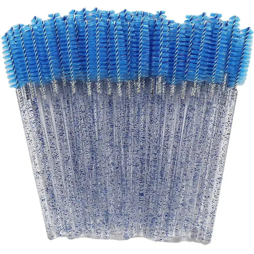 Disposable Crystal Eyelashes Brush Comb 50Pcs Eye Lashes Extension Mascara Wands Makeup Professional Makeup Beauty Tool Beauty World Shop