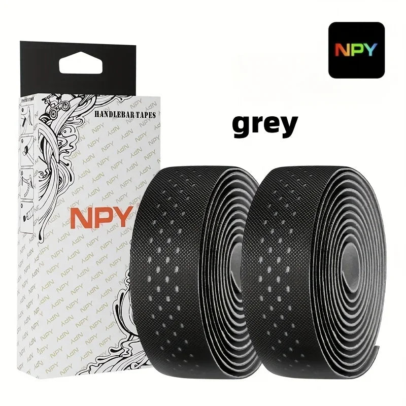 NPY2026 Road Bike Cycling Bar Colorful Tape Bicycle Handle Belt Cork EVA  Damping AntiVibration Tape Wrap With 2 Plug Fixed Gear Beauty World Shop
