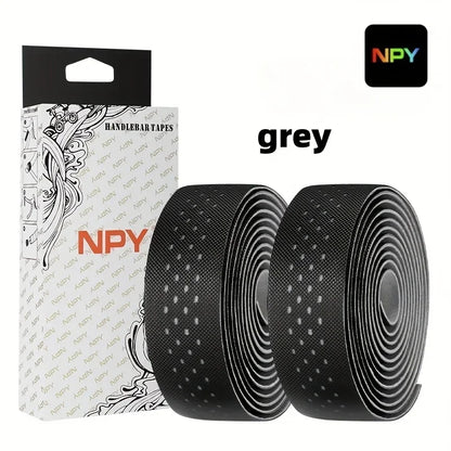 NPY2026 Road Bike Cycling Bar Colorful Tape Bicycle Handle Belt Cork EVA  Damping AntiVibration Tape Wrap With 2 Plug Fixed Gear Beauty World Shop