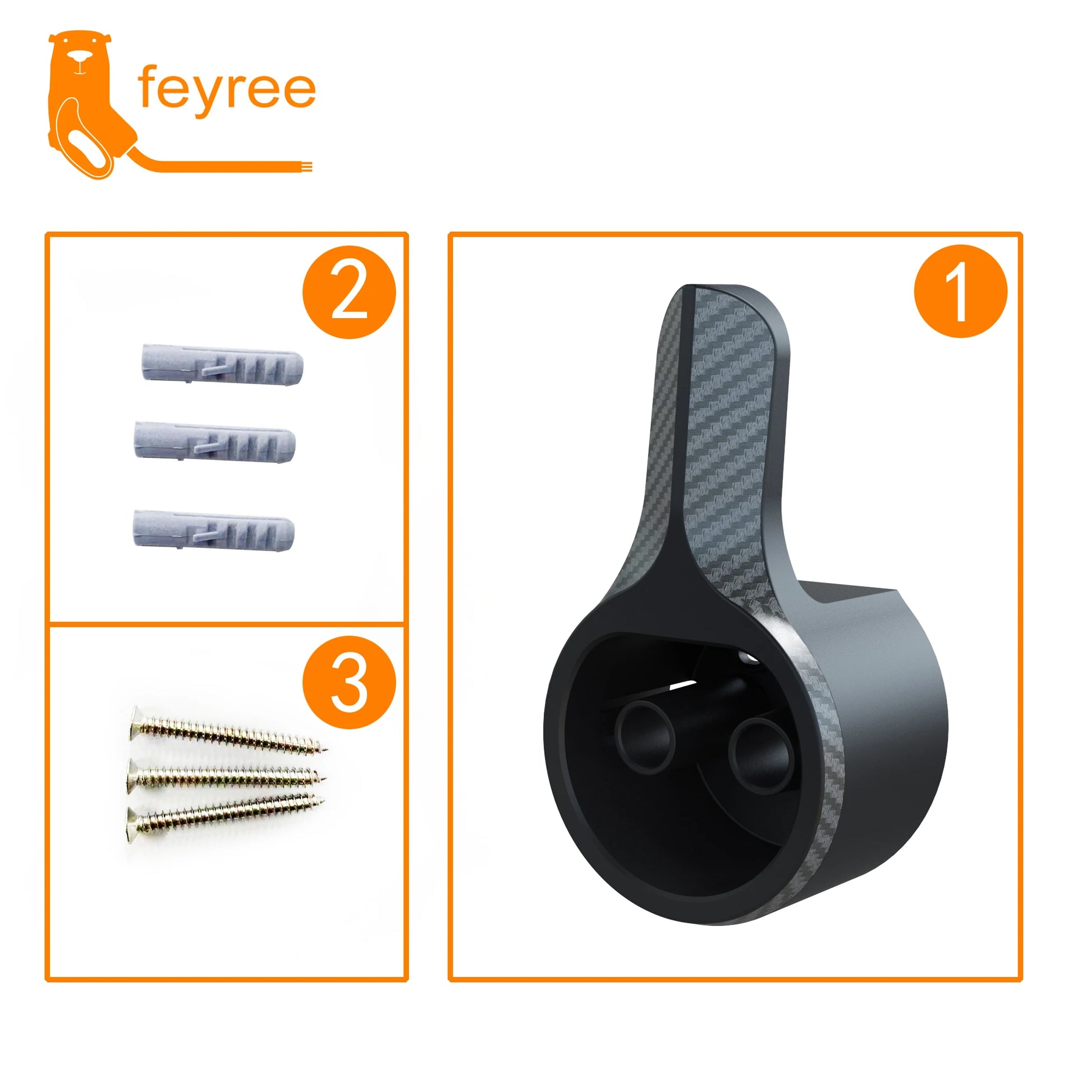 Feyree EV Charger Holder Holster Dock For Electric Vehicle Type 2 Charging Cable Extra Protection Leading Wallbox Beauty World Shop