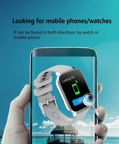 Smart Watch For Men Women Gift Sports Fitness Watch Bluetooth Call Digital Heart Rate Monitor Smartwatch GPS Tracking Wristwatch