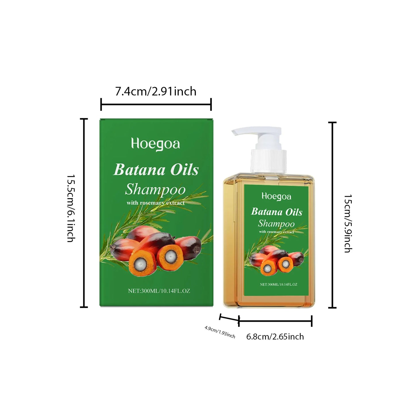 Organic Batana Oil Shampoo Soothing Scalp Intense Repair Batana Nourishing Shampoo with Rosemary Extract for All Hair Types Beauty World Shop