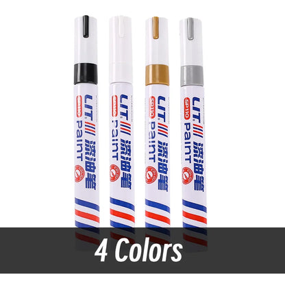 3mm 10p Colorful 8 Colors Permanent Paint Marker Waterproof White Markers tire tread rubber fabric Paint metal Paint Marker Pens Beauty World Shop