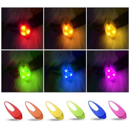 Pet Led Silicone Rubber Pendant Safety Flashing Glow Light Blinking Led Collar Luminous Pendant For Pet Dog Puppy Necklace Beauty World Shop