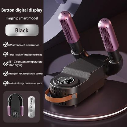 Intelligent Shoe Dryer Purple Light Deodorizing Portable Foldable Dryer Timer Autumn Winter Home Electric Foot Boot Dryer 2026 Beauty World Shop