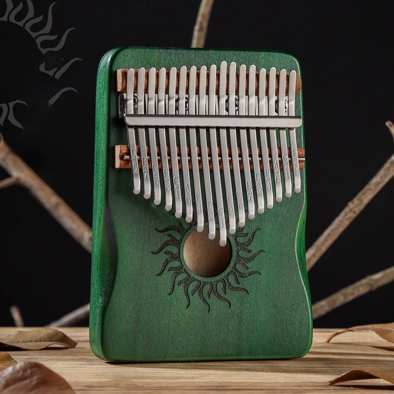 Hluru Kalimba 17 21 Key Kalimba Finger Piano Solid Maple Wood Kalimba Thumb Piano Keyboard Musical Instrument Mbira for Beginner Beauty World Shop