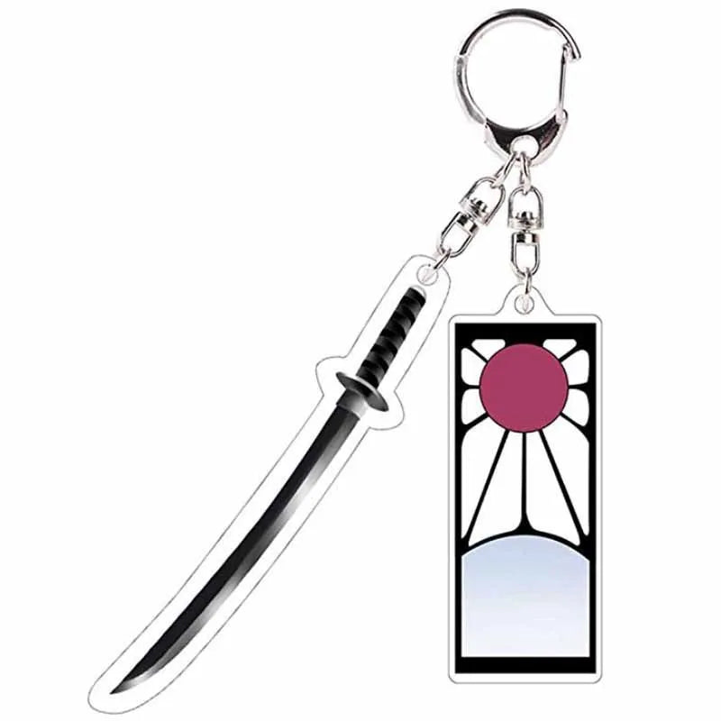 Demon Slayer doll toy Kimetsu No Yaiba Blade of Ghost Keychain Acrylic Pendant Car Key Chain Fans kids Xmas Gift Anime Jewelry Beauty World Shop