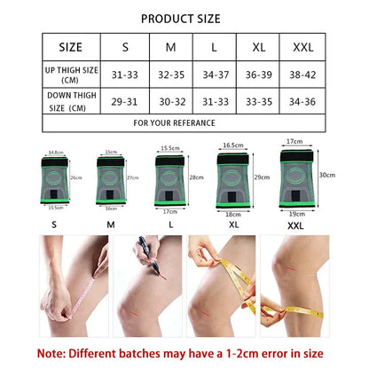 1pc Knee Brace Knee Sleeve Support For Men And Women Knee Pads For Running, Hiking Meniscus Tear Arthritis Joint Pain Relief Beauty World Shop