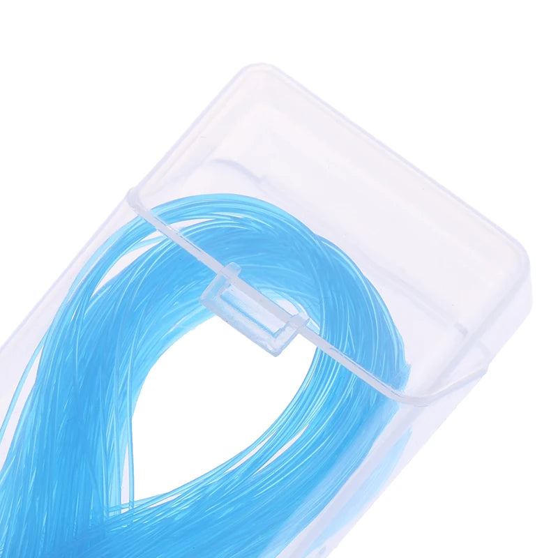 100Pcs Dental Floss Threader Dental Traction Line Oral For Crown Brace Bridge Implant Hoop Threading Braces Steel Traction Beauty World Shop