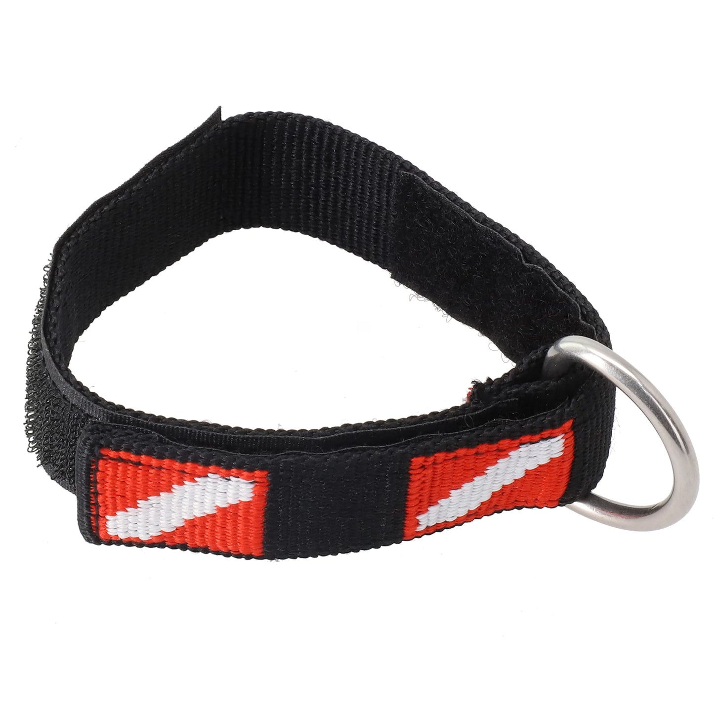 1pc Adjustable Scuba Diving Wrist Strap Lanyard Webbing Band With Metal D-Ring Freediving Webbing Holder Strap Swim Pool Parts Beauty World Shop