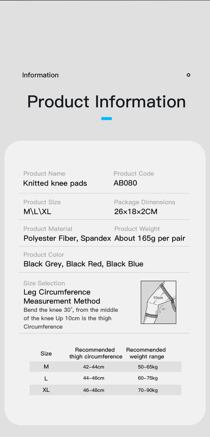 Professional Knee Support Compression Knee Sleeve Anti Slip Silicone Knee Braces for Knee Pain Meniscus Tear Beauty World Shop