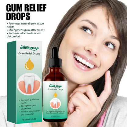 Gum Repair Drops Relieve Receding Gingival Swelling Gum Cleaning Care Oral Periodontal Hygiene Remove Yellow Remove Stain