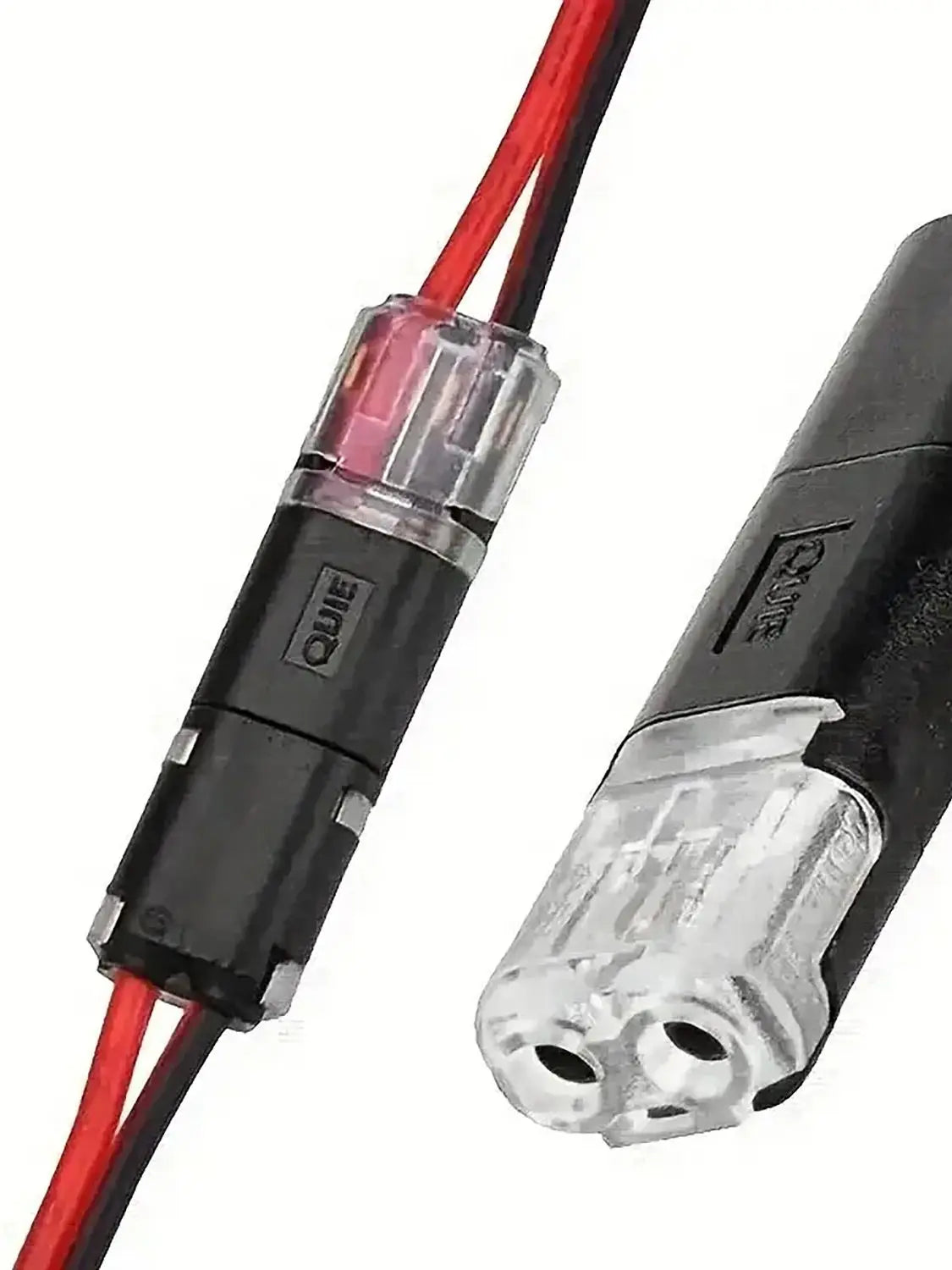 20/50/100 Pack of H2 2-Pin Pluggable Wire Connectors, Nylon-Insulated Copper Quick-Connect Terminal Blocks, Suitable for Low-Voltage Cables, No Power Mode Required, No Electronic Components Beauty World Shop