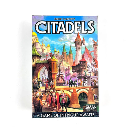 Citadels Royal Architects Clash Medieval City Building Strategy Bluffing Game for 2-8 Players Family and Adult Hybrid 60 Minutes Beauty World Shop
