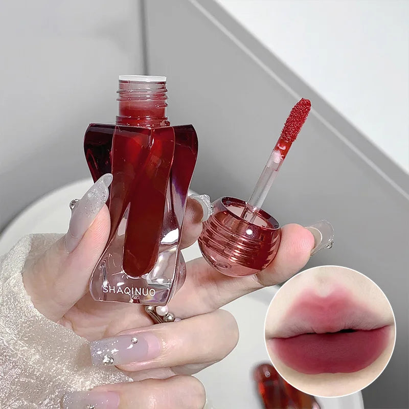 Artistic Soft Mist Mousse Lip Glaze Velvet Matte Lipstick Holding Makeup Not Easy to Sticky Cosmetics Lipstick Beauty Trend Shop