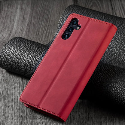 Leather Phone Case For Samsung S26 S25 edge S24 S23 FE S22 Ultra S21 S20 S10 Plus Note 20 10 9 Magntic Flip Card Wallet Cover Beauty World Shop