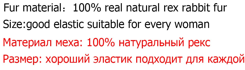 Women Handmade Stretch 100% Real Rabbit Fur Scarf Knit Genuine Rex Rabbit Fur Headbands Girls Natural Rabbit Fur Ring Scarves Beauty World Shop