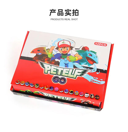 12Pcs/Set Pokemon PokeBall Figure Toys Anime Pikachu Blind Box PVC Figurine Action Collection Model Dolls Kids Birthday Gift Beauty World Shop