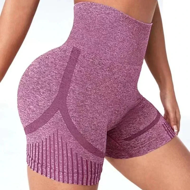 Yoga Underpants Seamless High-Elasticity High-Waist Quick-Drying Casual Sports Yoga Shorts Women's Beauty World Shop