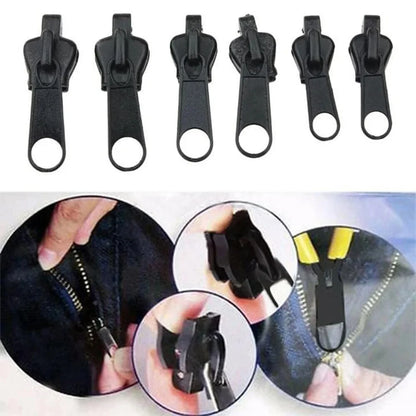 3 Sizes Universal Instant Fix Zipper Repair Kit Replacement Zip Slider Teeth Rescue Sewing Clothes Bag Zippers Tool Accessories Beauty World Shop