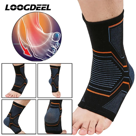 LOOGDEEL 1PCS Elastic Knitted Sports Ankle Support Brace Fitness Cycling Yoga Basketball Volleyball Foot Joint Ankle Protection Beauty World Shop