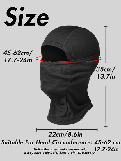 Motorcycle Balaclava Fashion Print Sun Protection Full Face Mask Breathable Mask Balaclava Bicycle Cycling Beauty World Shop