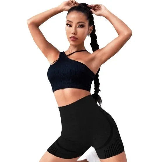Yoga Underpants Seamless High-Elasticity High-Waist Quick-Drying Casual Sports Yoga Shorts Women's Beauty World Shop
